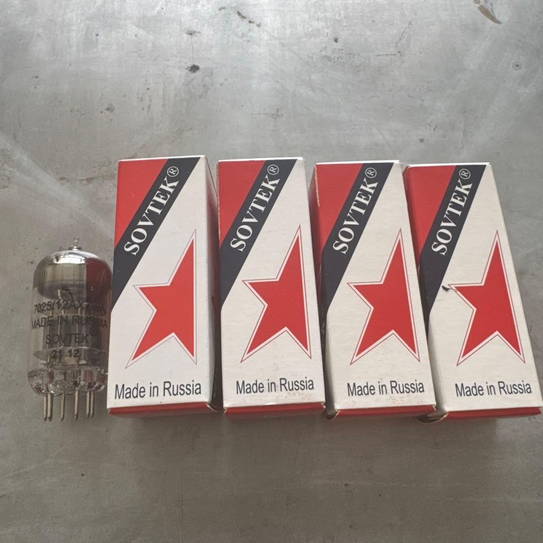 SOVTEK 7025/12AX7WA 真空管 4個セット