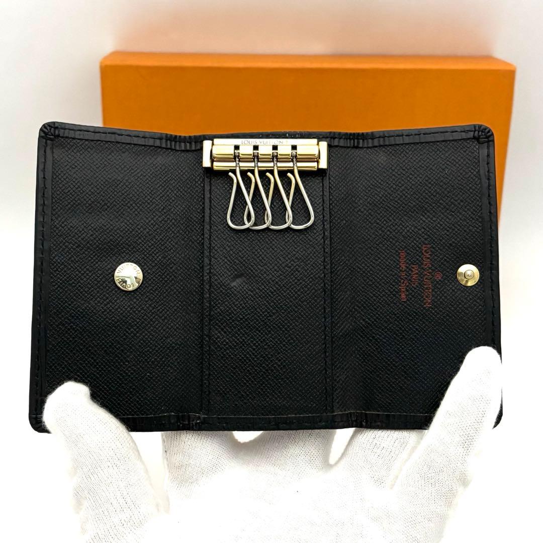 【新品同様】赤字覚悟❗️ ルイヴィトン◆エピ◆ブラック◆6連キーケース◆正規品