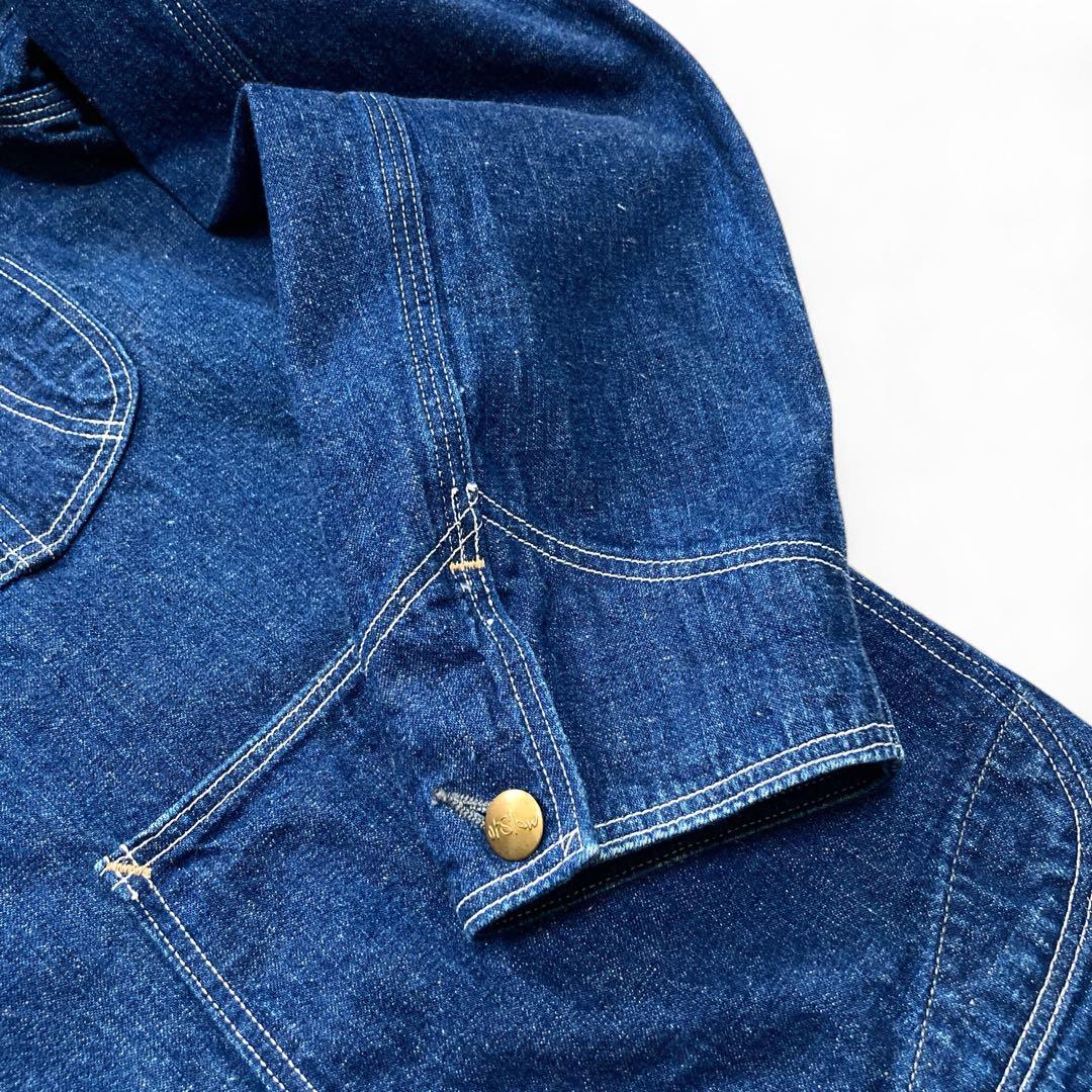 【極美品】orSlow オアスロウ 50s デニムカバーオール 濃紺 3