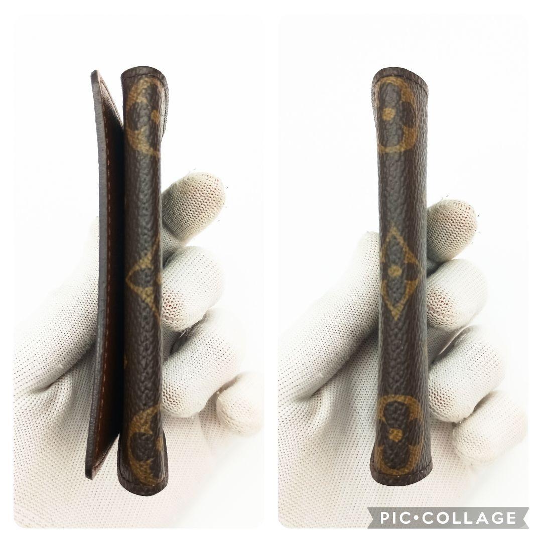 【美品SS】ルイヴィトン　カルトドゥヴィジット　モノグラム　名刺入れ