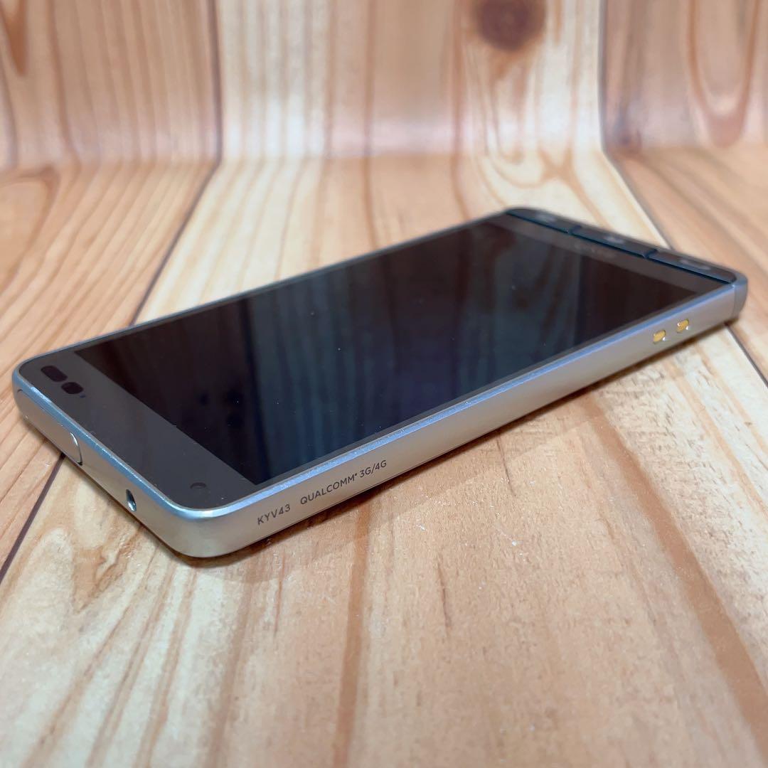 SIMフリー 本体 BASIO 3 KYV43 32 GB 174G4 ゴールド