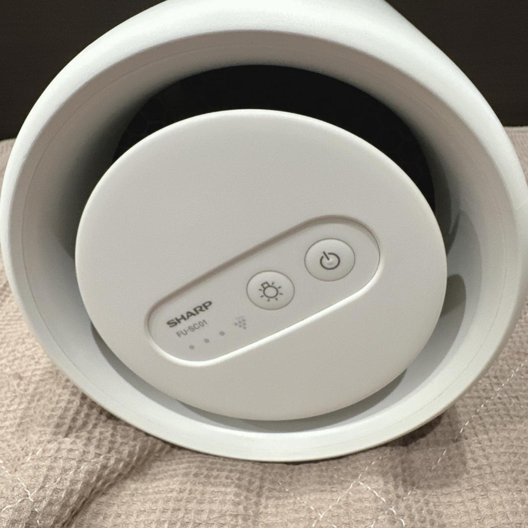 【美品】シャープ 空気清浄機 FU-SC01-W プラズマクラスター7000