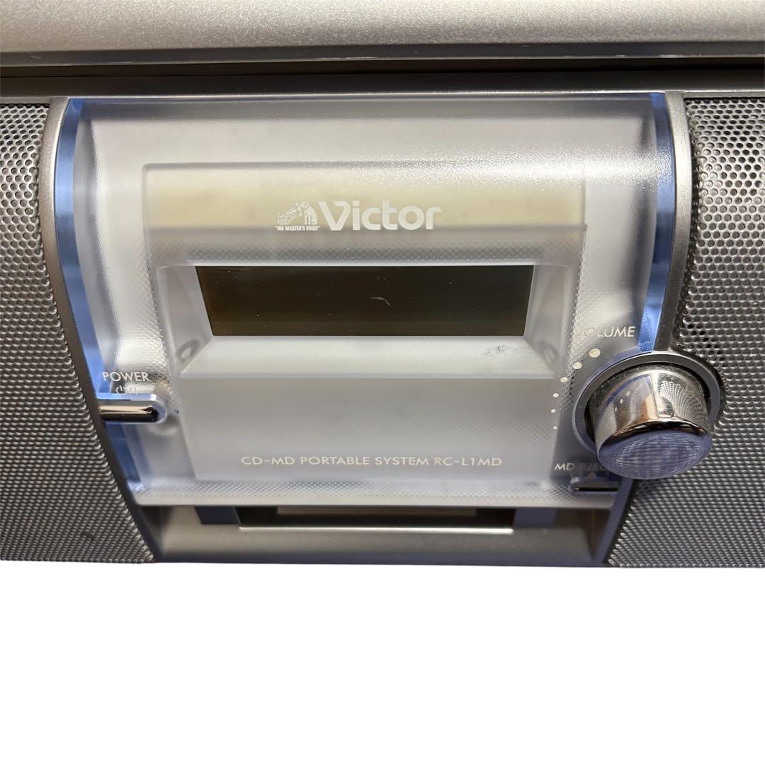 美品VictorCD-MD ポータブルシステム RC-L1MDーS Clavia