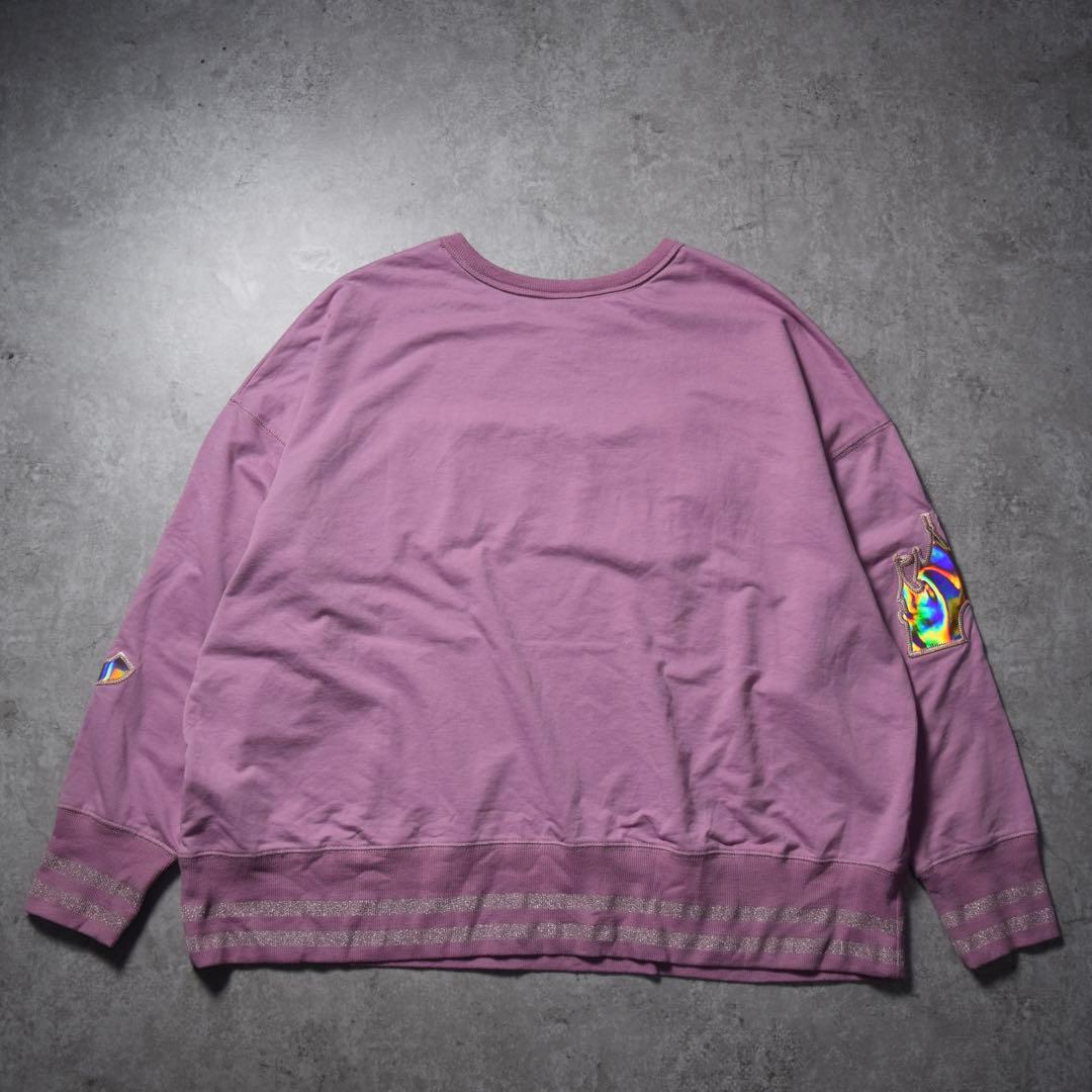 【美品】Disney スピリットジャージー ピンク 反射 シンデレラ城 幅広