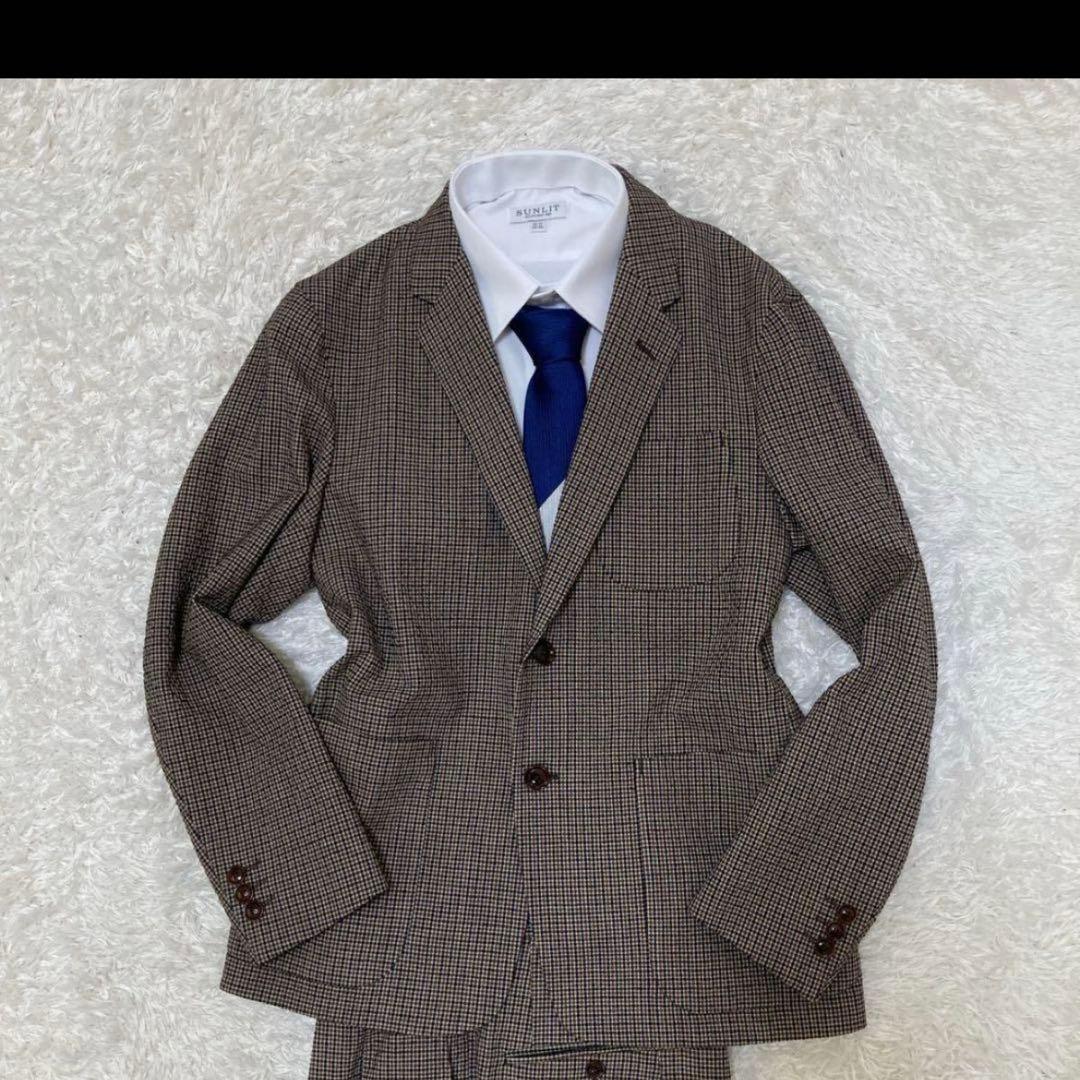 森*蔵様 アンビルト タケオキクチ ウール ガンクラブチェック スーツ セットア