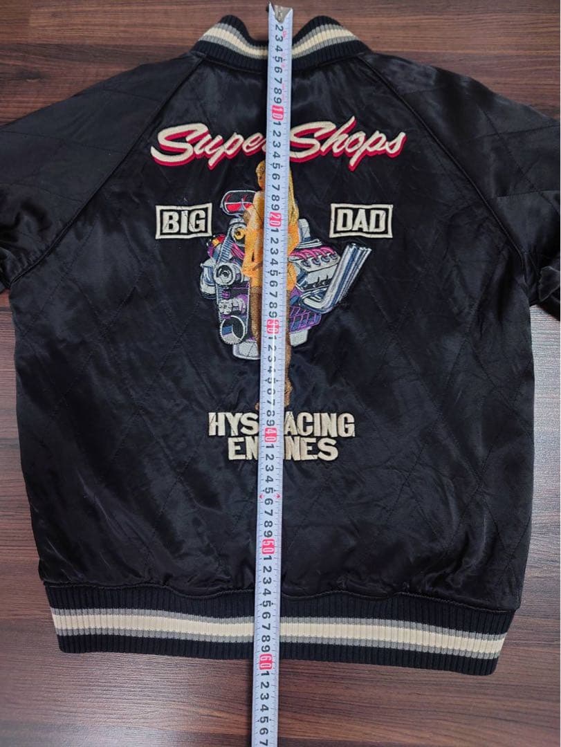 【美品！レア！】HYS Racing Engines スカジャン ブラック