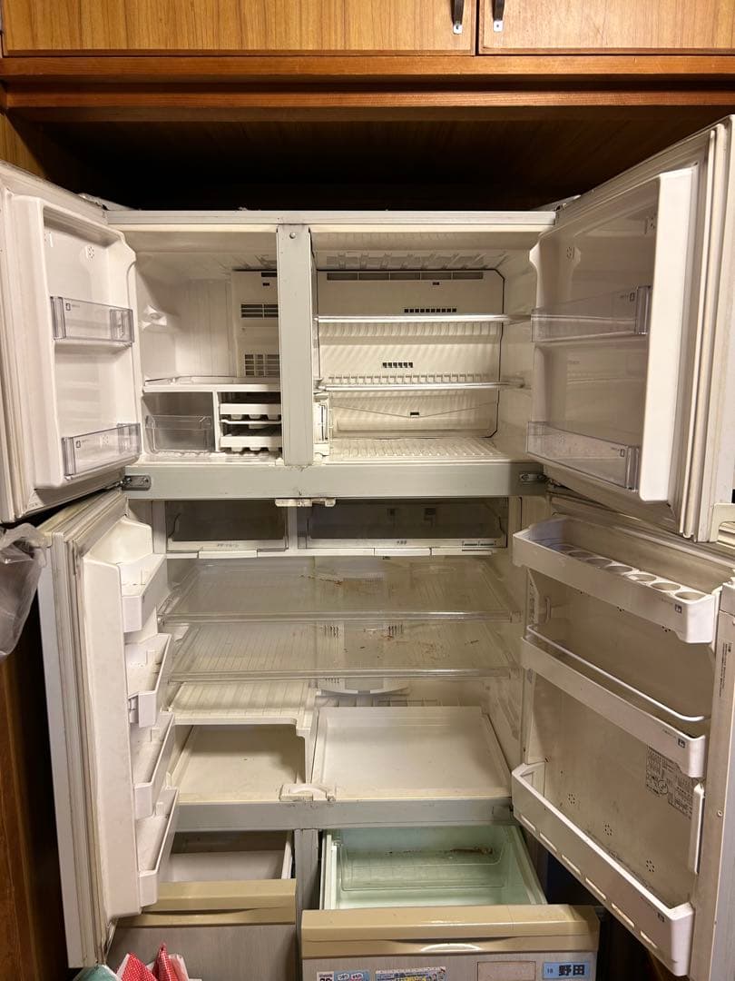 【1/31廃棄予定 直接引取歓迎】日立冷蔵庫 45XT 6ドア ホワイト