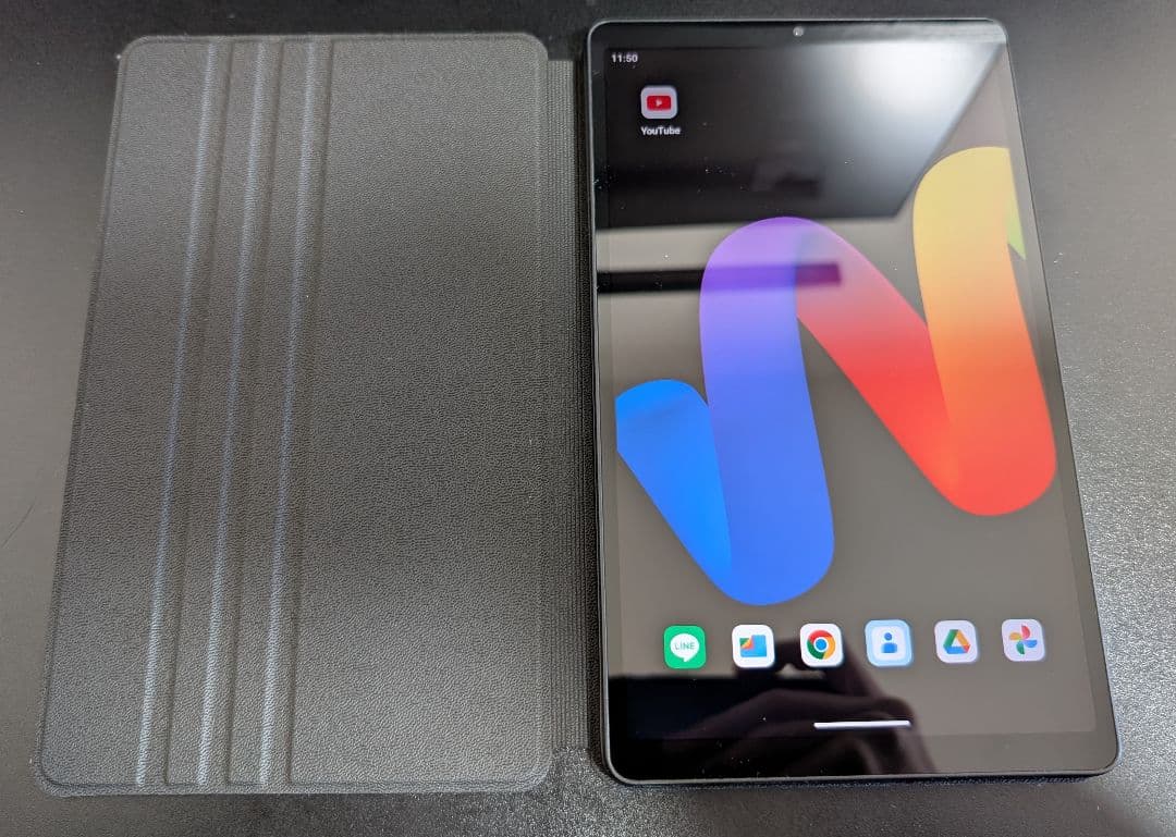 TCL TAB 8 Gen 2 ブラック 本体(純正ケース付き)　8188X