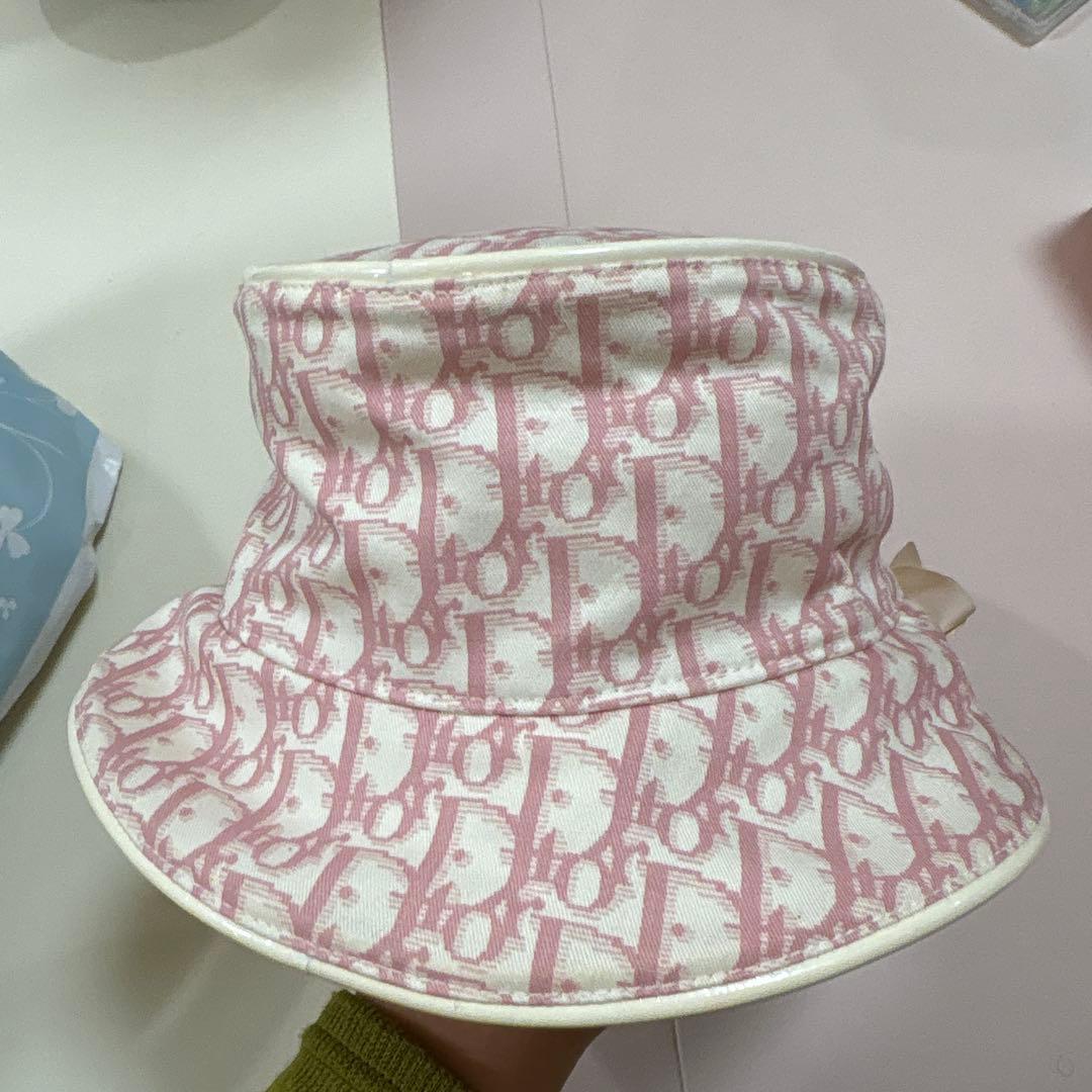 Christian Dior バケットハット 58 トロッター　ピンク