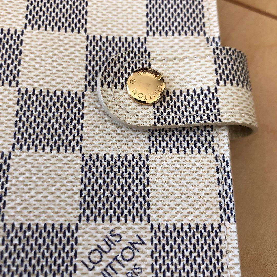 【ルイヴィトン】アジェンダPM ダミエアズール　手帳カバー