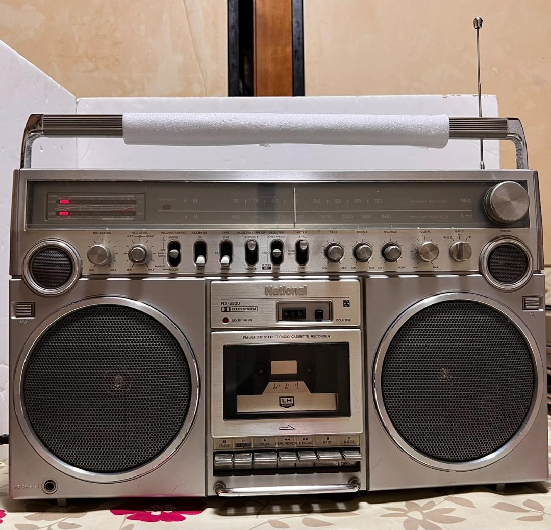 美品 動作品 ラジカセ National RX-5500