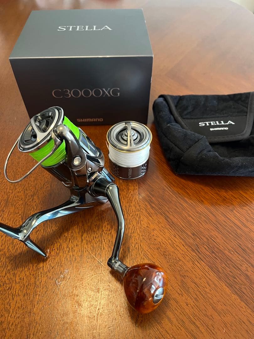 22ステラC3000XG ウォーターランドラウンドノブ/替スプール付き