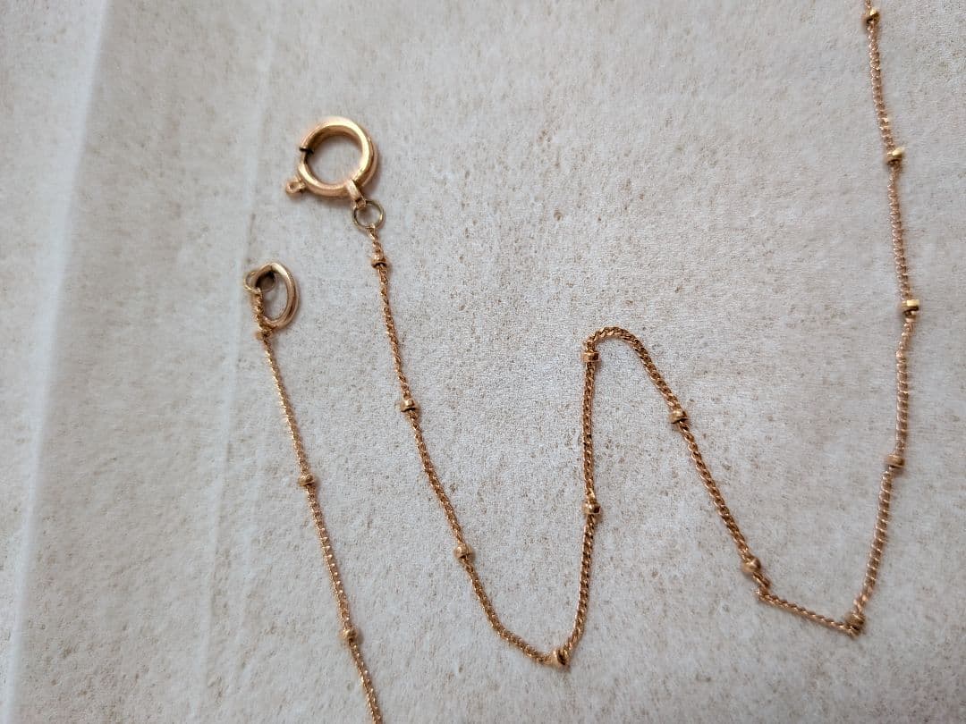 ノジェス　チェーンネックレス　10金　約40cm