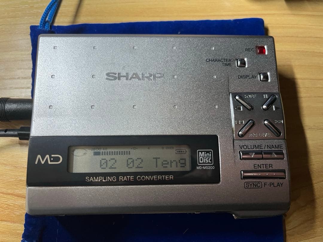 SHARP MD MS200 S ポータブルMDプレーヤー