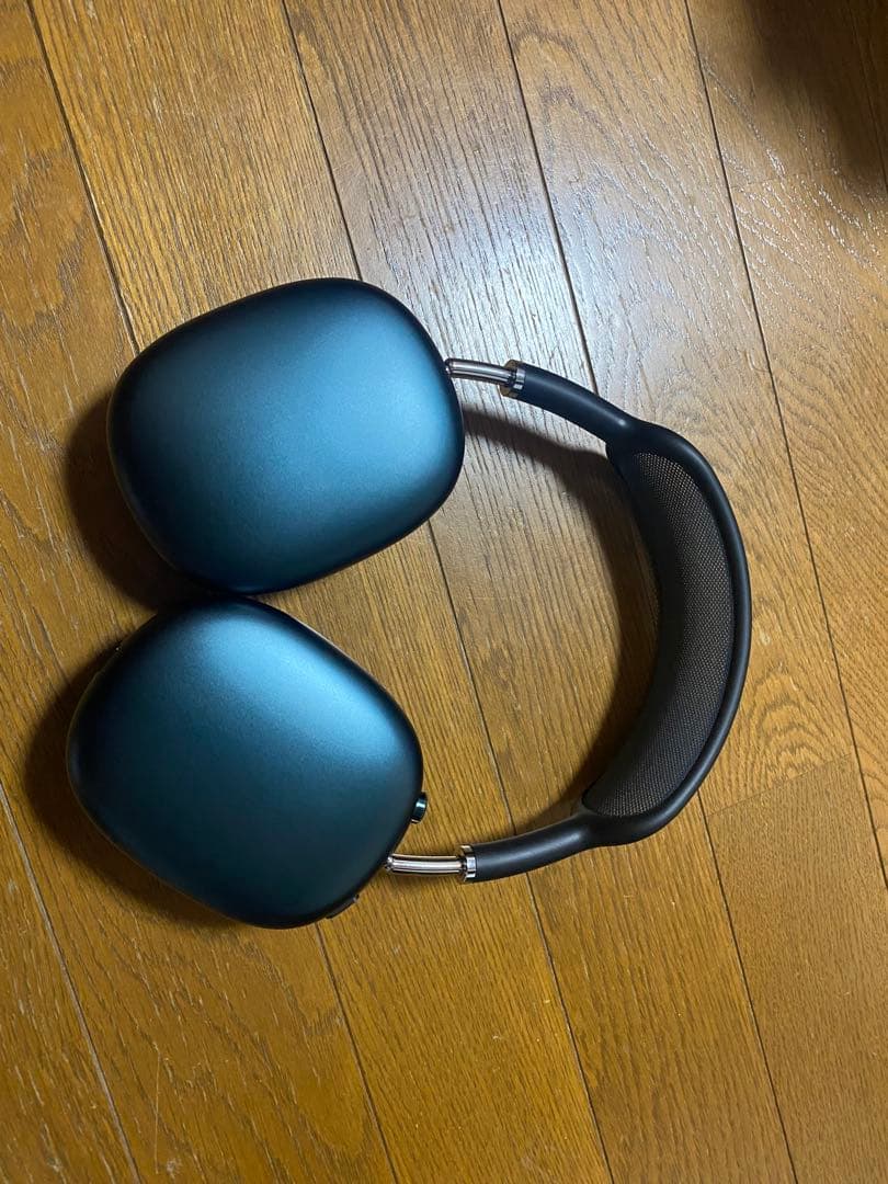 ブラックAirPods MAXワイヤレスヘッドホン 純正互換品