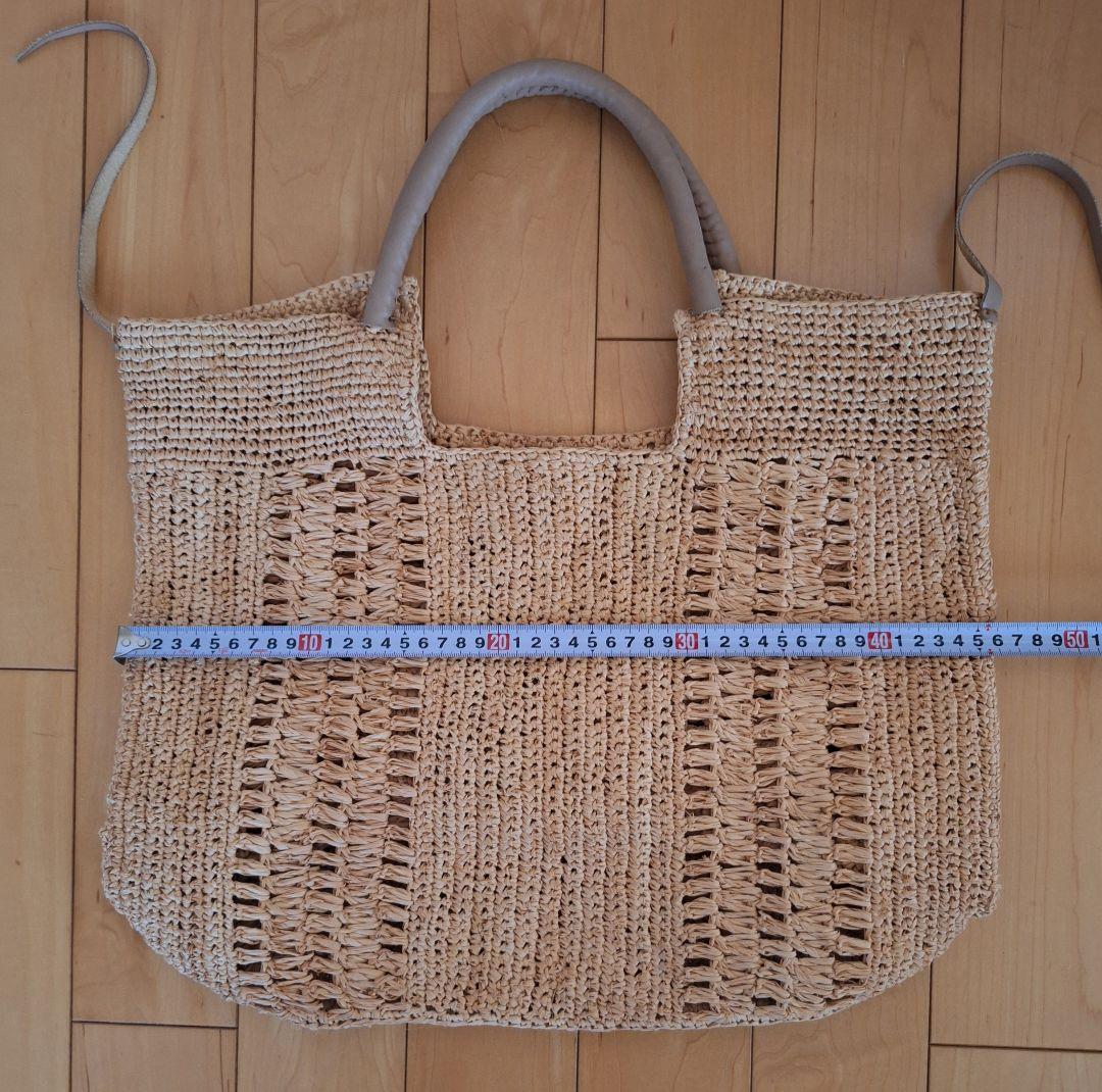 A POINT ETC★アポワンウテセ★ラフィア★かごバッグ