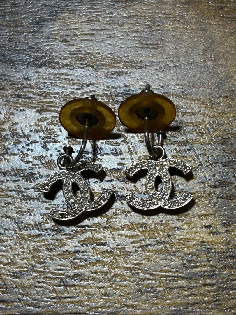 Y*o様 シャネル ココマーク フープピアス シルバー 両耳 CHANEL