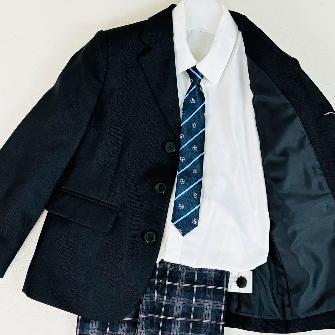 230【新品タグ付】Chopin 120 フォーマル 5点セット 無地 チェック