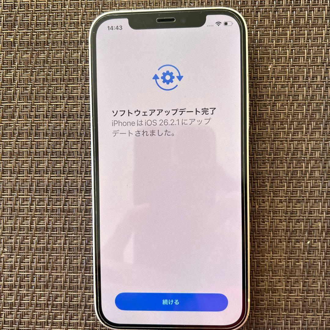 AppleiPhone12スマートフォン本体128GB充電ケーブル付SIMフリー