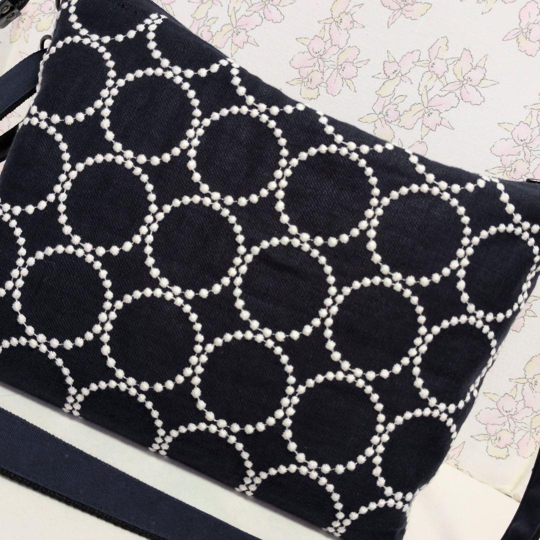 ミナペルホネン　ハンドメイド　バッグ　ショルダーバッグ　タンバリン