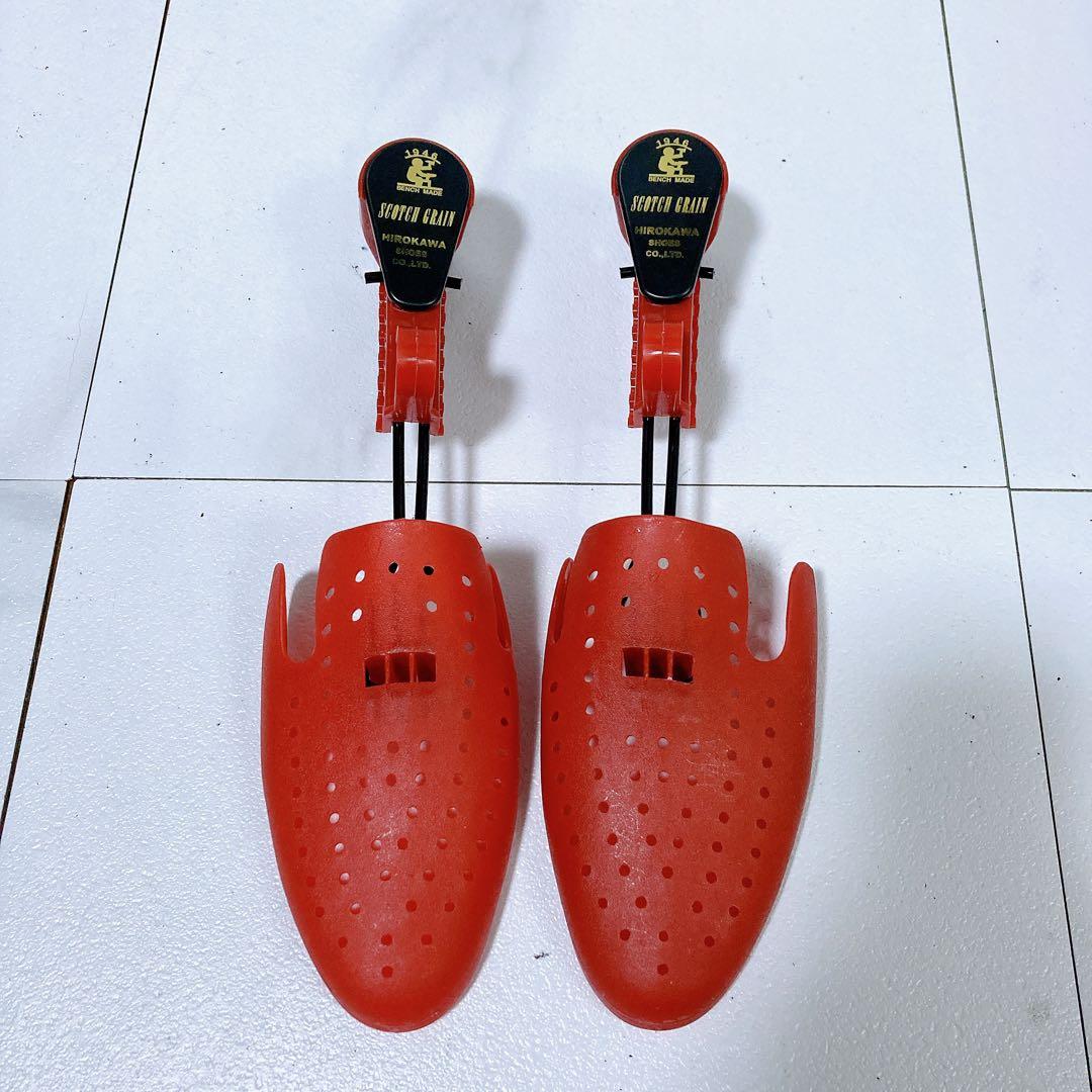 美品 スコッチグレイン ビジネスシューズ 匠 ストレート 本革 黒 24.5