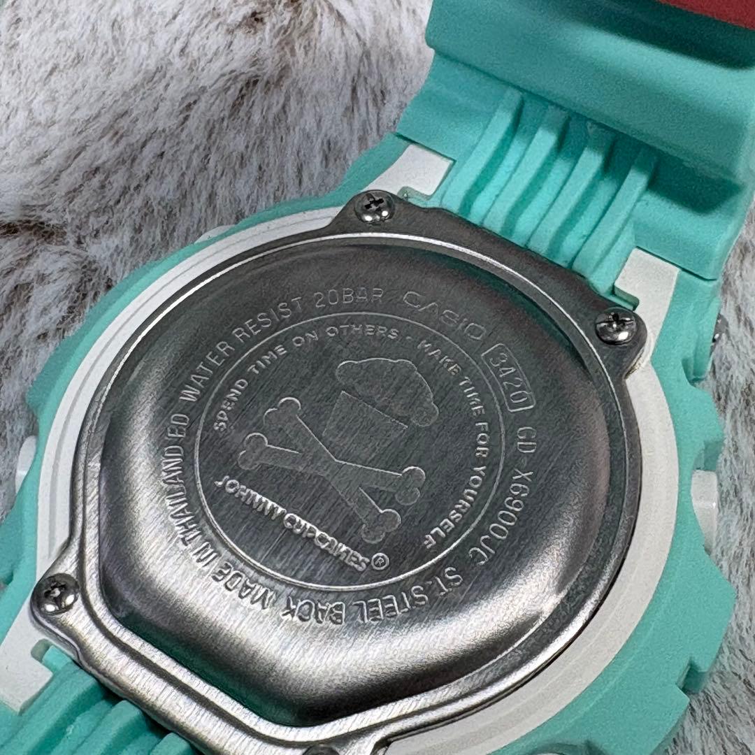 希少　G-SHOCK コラボ　ジョニーカップケーキ　デジタル　ミントグリーン