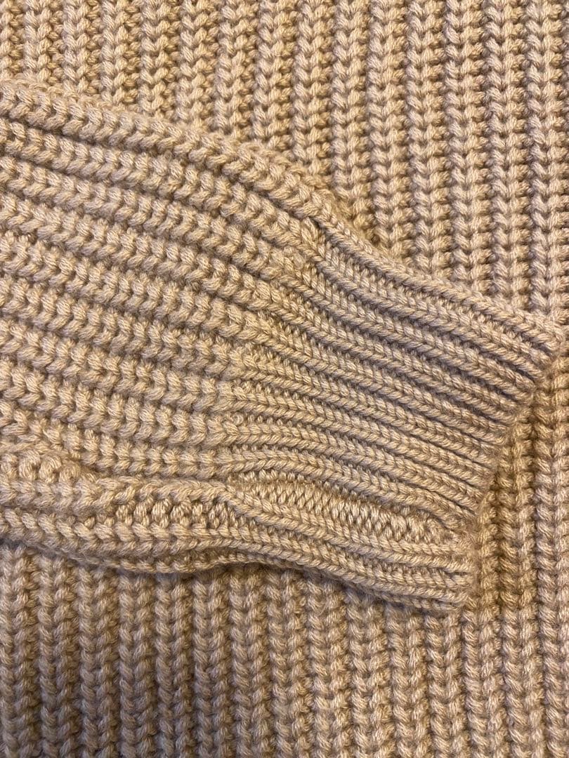 メンズ　XL BOSS ベージュ クルーネック ニットセーター