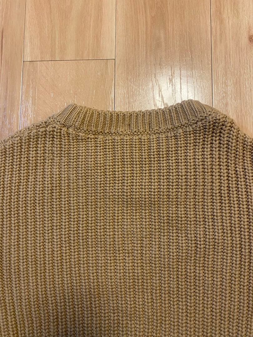 メンズ　XL BOSS ベージュ クルーネック ニットセーター