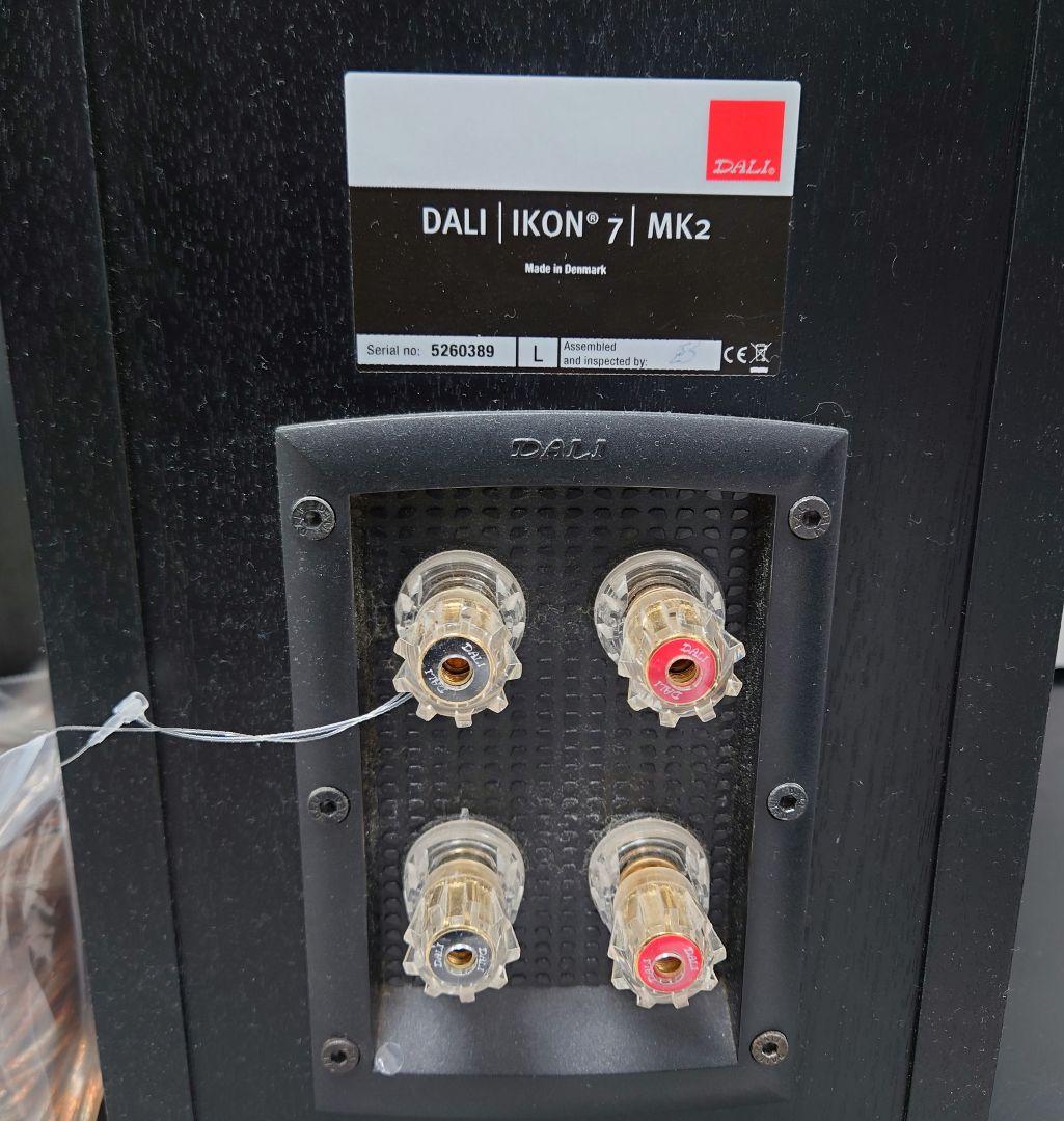 【取説・ケーブル付】DALI IKON7 MK2 BKトールボーイスピーカー