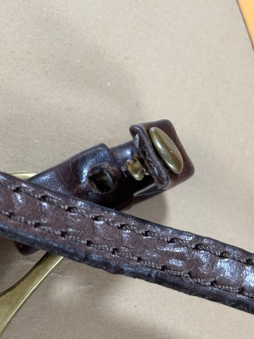 GUCCI レザー ストラップサンダル, 36C