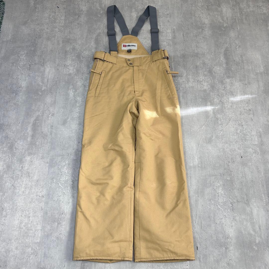 A803【未使用級】エレッセ スキーウェア 上下セット レディースL 花柄刺繍