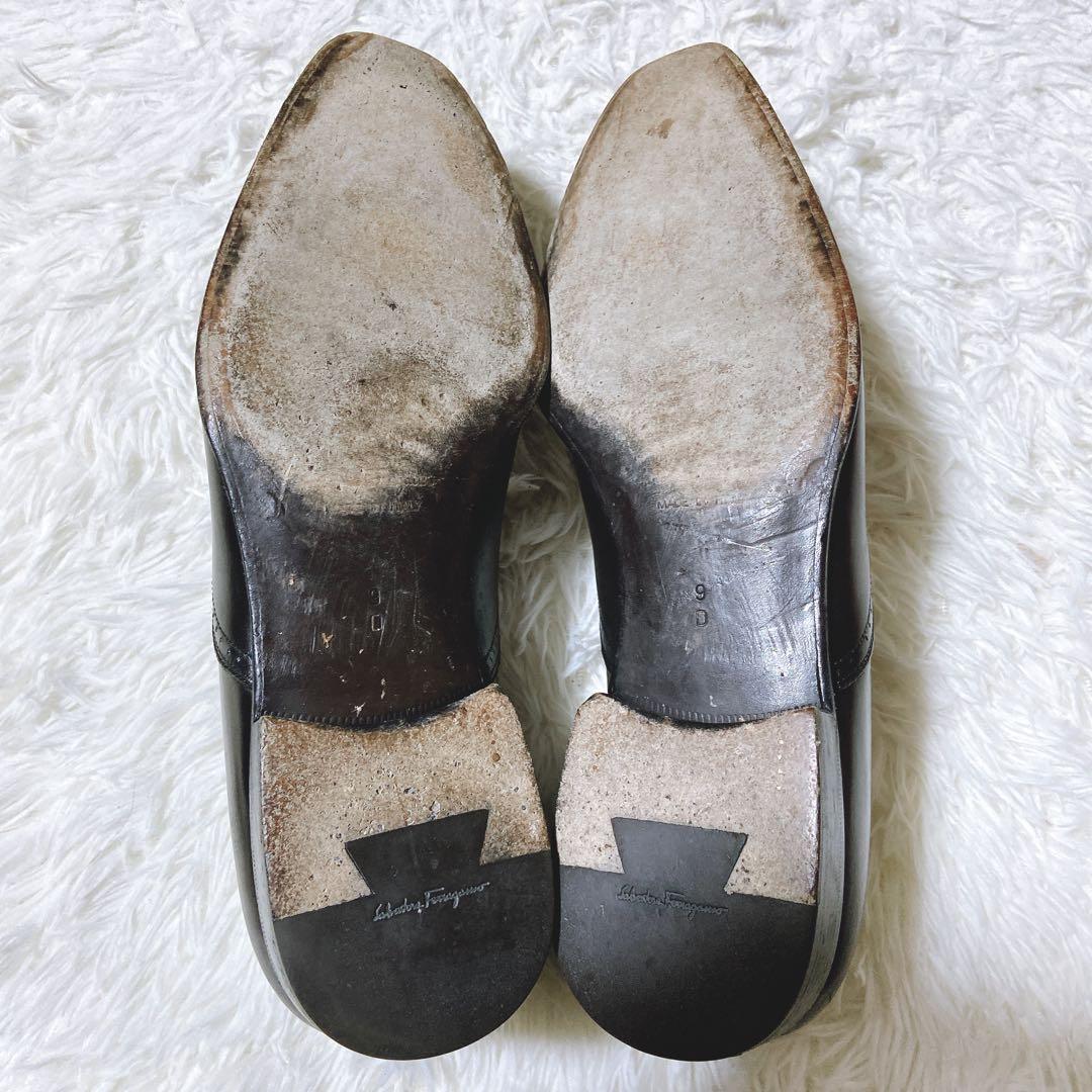 希少⭐️サルヴァトーレフェラガモ　ビジネスシューズ　パンチング加工　9D メンズ