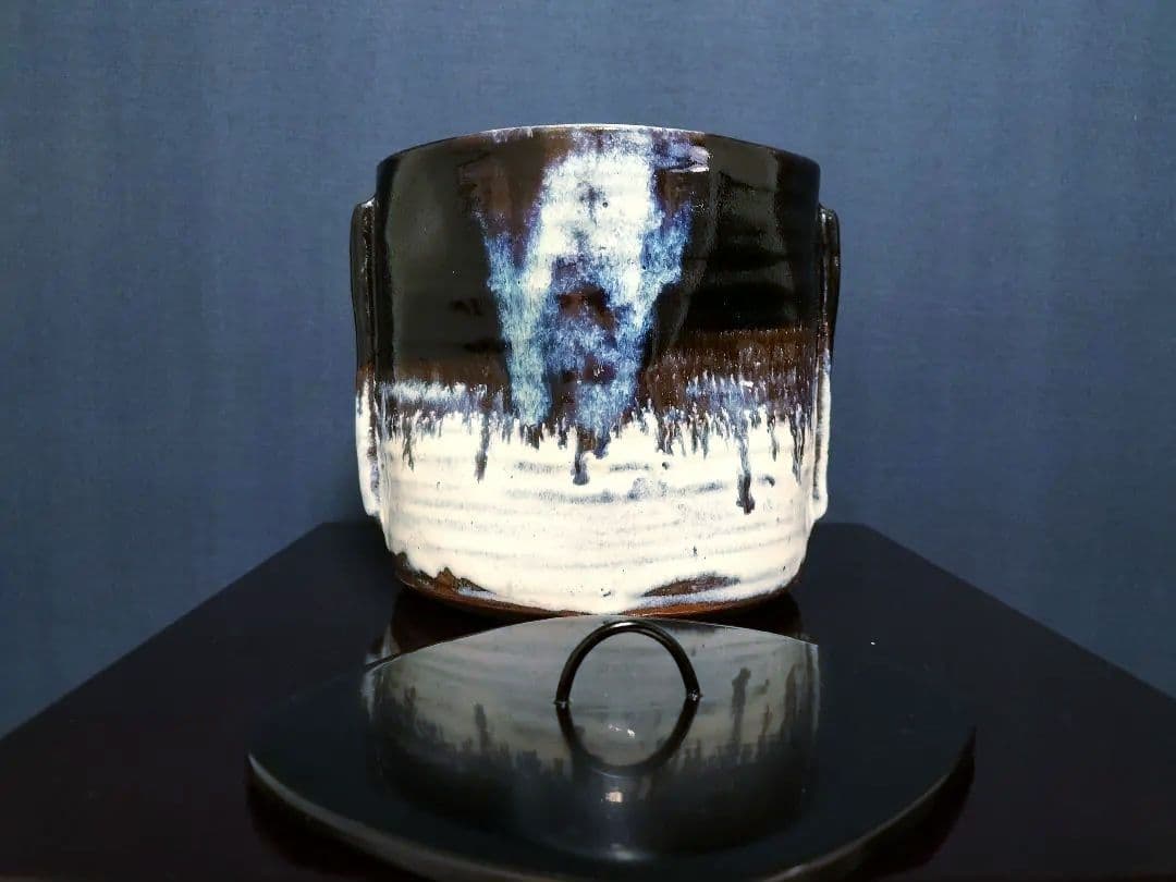 茶道具　水指　縁起良い菱形　 美品