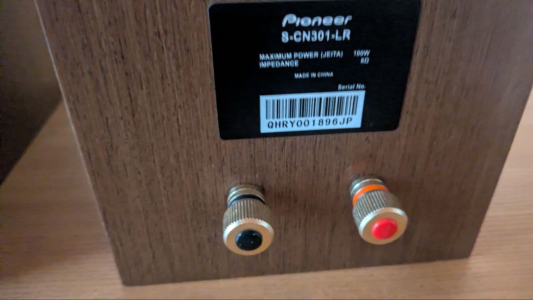 Pioneer　スピーカー　S-CN301-LR