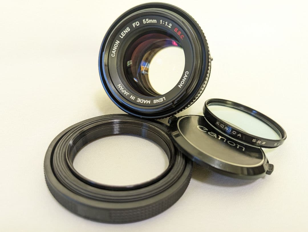 Canon FD 55mm F/1.2 S.S.C 単焦点レンズ