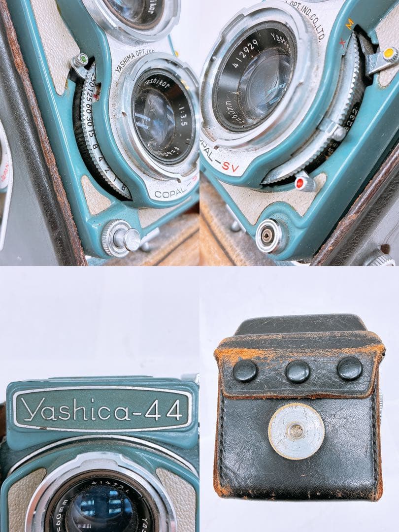ひ*ろ様 【動作未確認】 Yashica-44 二眼レフ ヤシカ 昭和レトロ カ