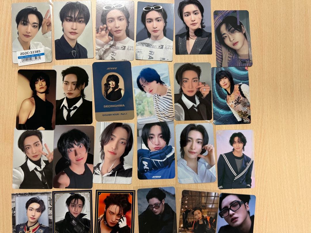 ATEEZ ソンファ　各種トレカセット