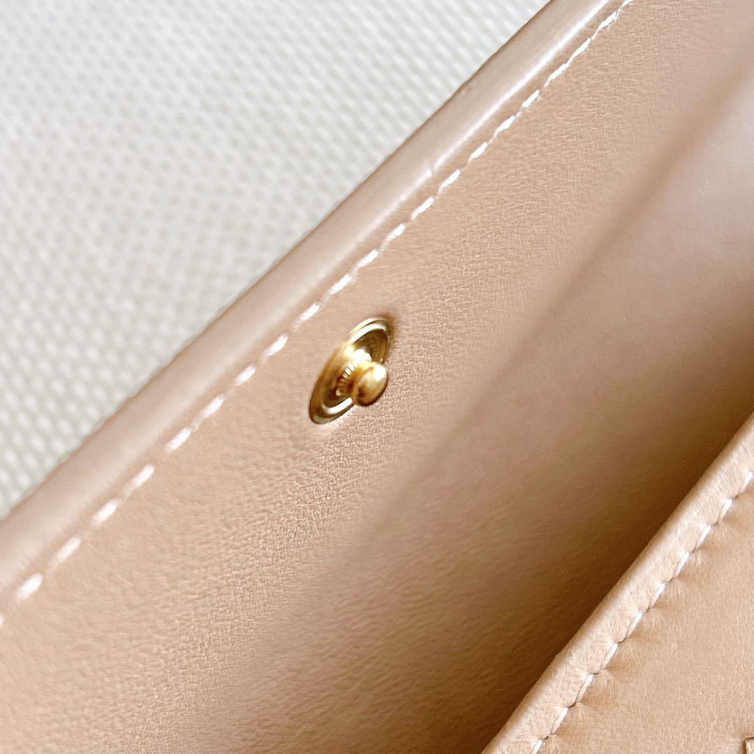 【新品未使用品】BOTTEGA VENETA イントレチャート 長財布 ベージュ