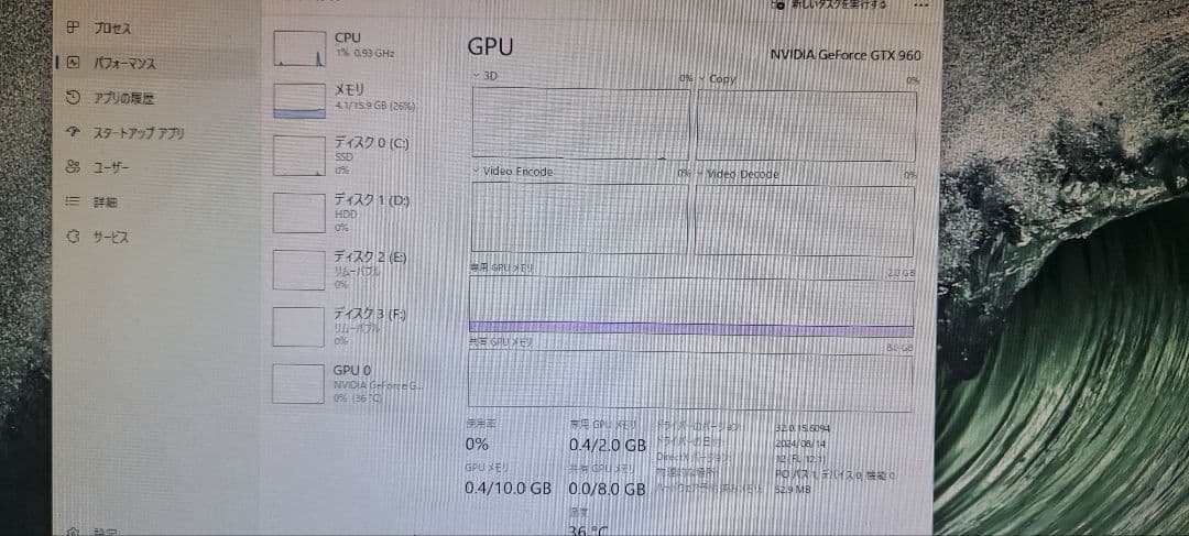 ゲーミングpcフルセット GTX960 /i7-6700/16G/SSD+hdd