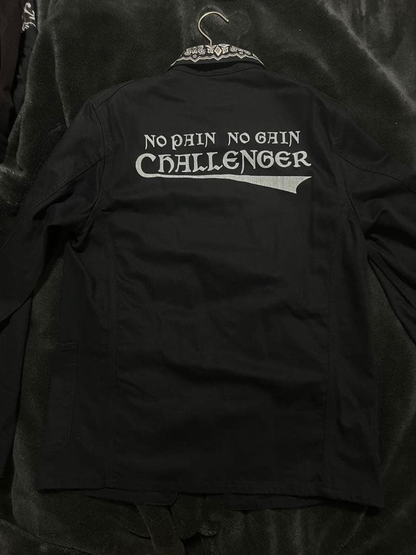 ブラック カバーオール CHALLENGER