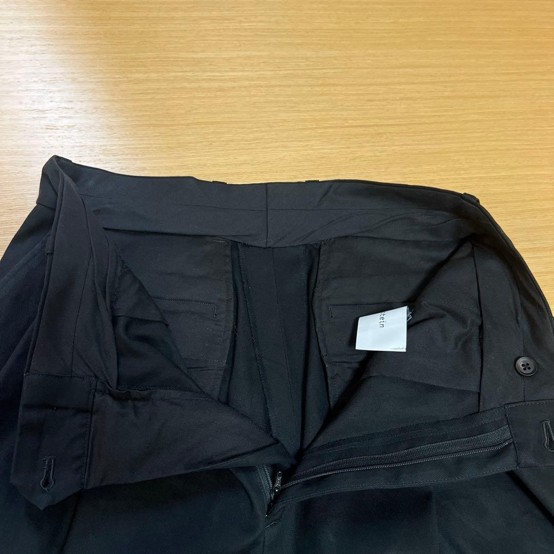 パンツ stein Wide Straight Trousers BLACK