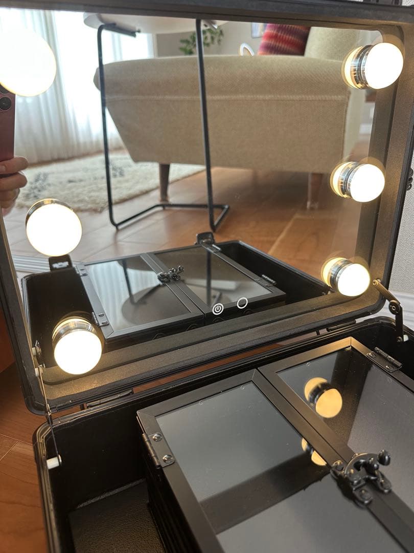 よっぴっぴ様　Francfranc LEDライト付き ハリウッドメイクBOX