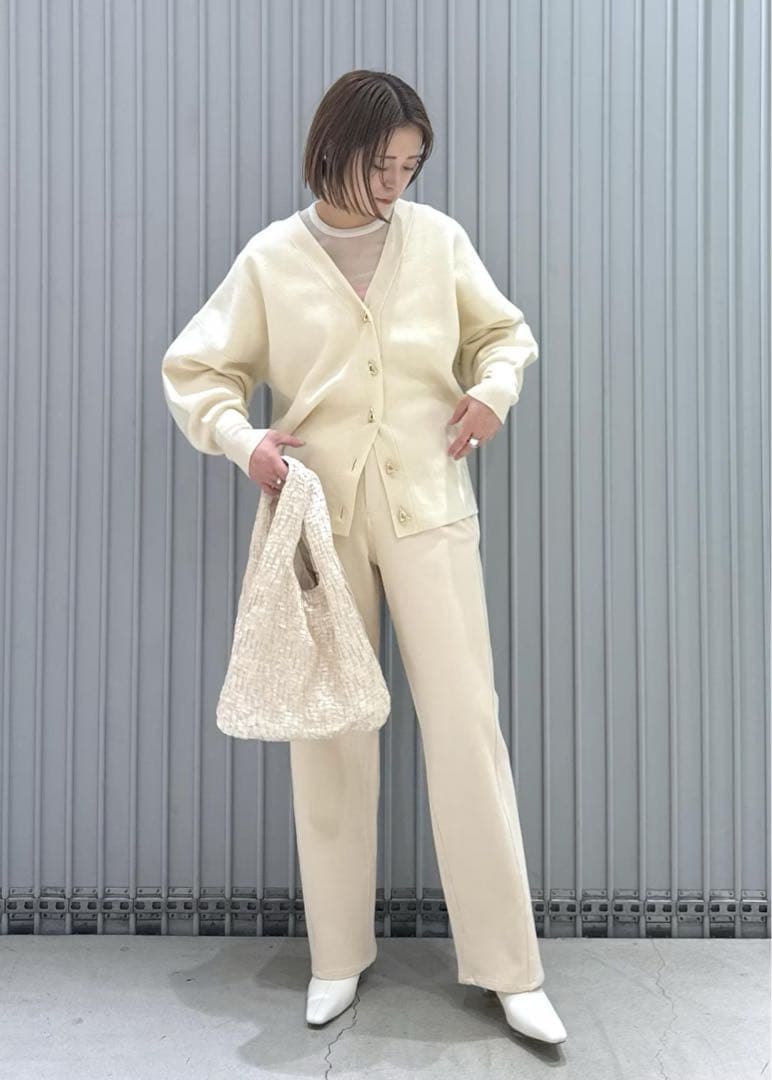 アダムエロペ　ハイストレッチカルゼパンツ　レディース