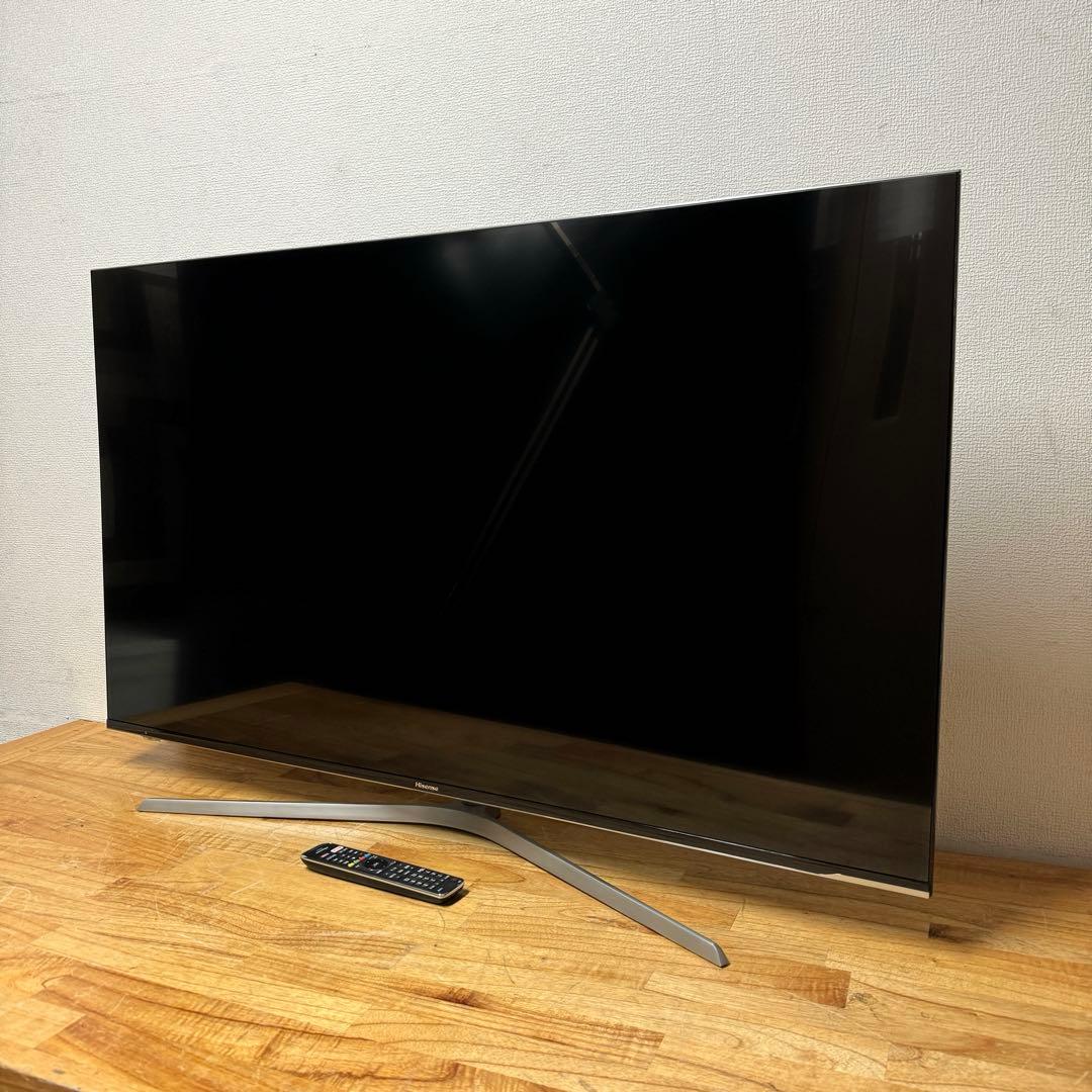 ハイセンス 55V型 4Kチューナー搭載 液晶テレビ 55U7E 動画アプリ○