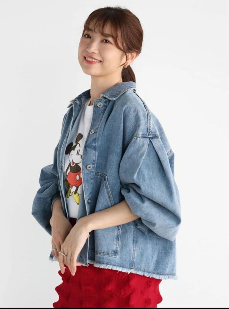 ヤマダヤVinボリュームスリーブデニムジャケット 新品ブルー