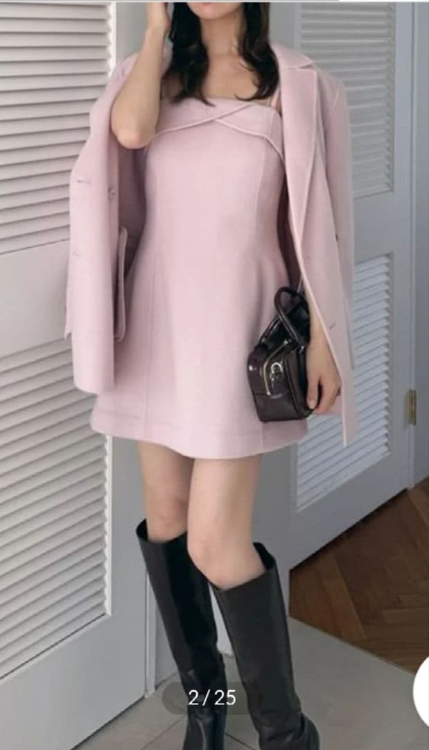 snidel ベアミニワンピース。Sサイズピンク