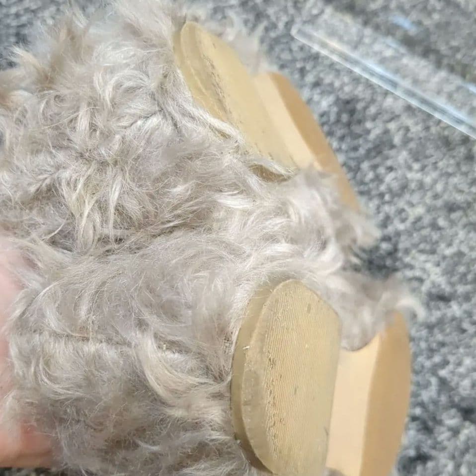 ピッピシック フラットシューズ パンプス ビジュー ファー jewelry