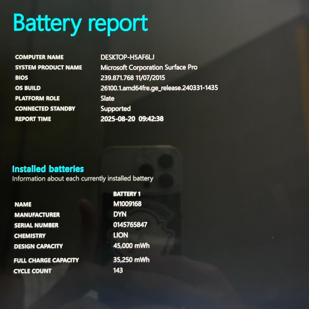 Surface Pro5 1807 SSD 256GB メモリ 8GB