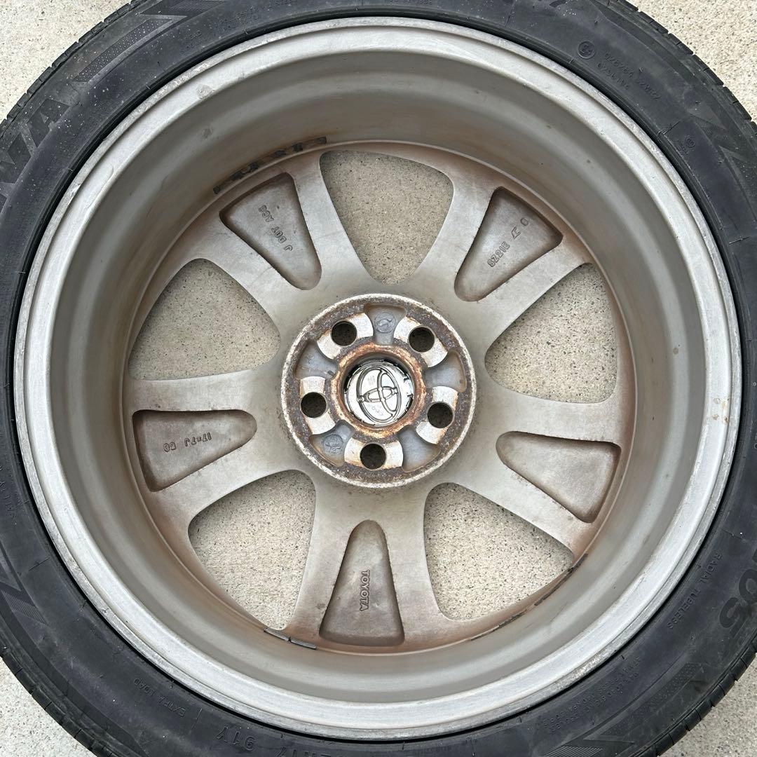 トヨタ 30プリウス Sツーリング 純正タイヤホイールセット 17インチ