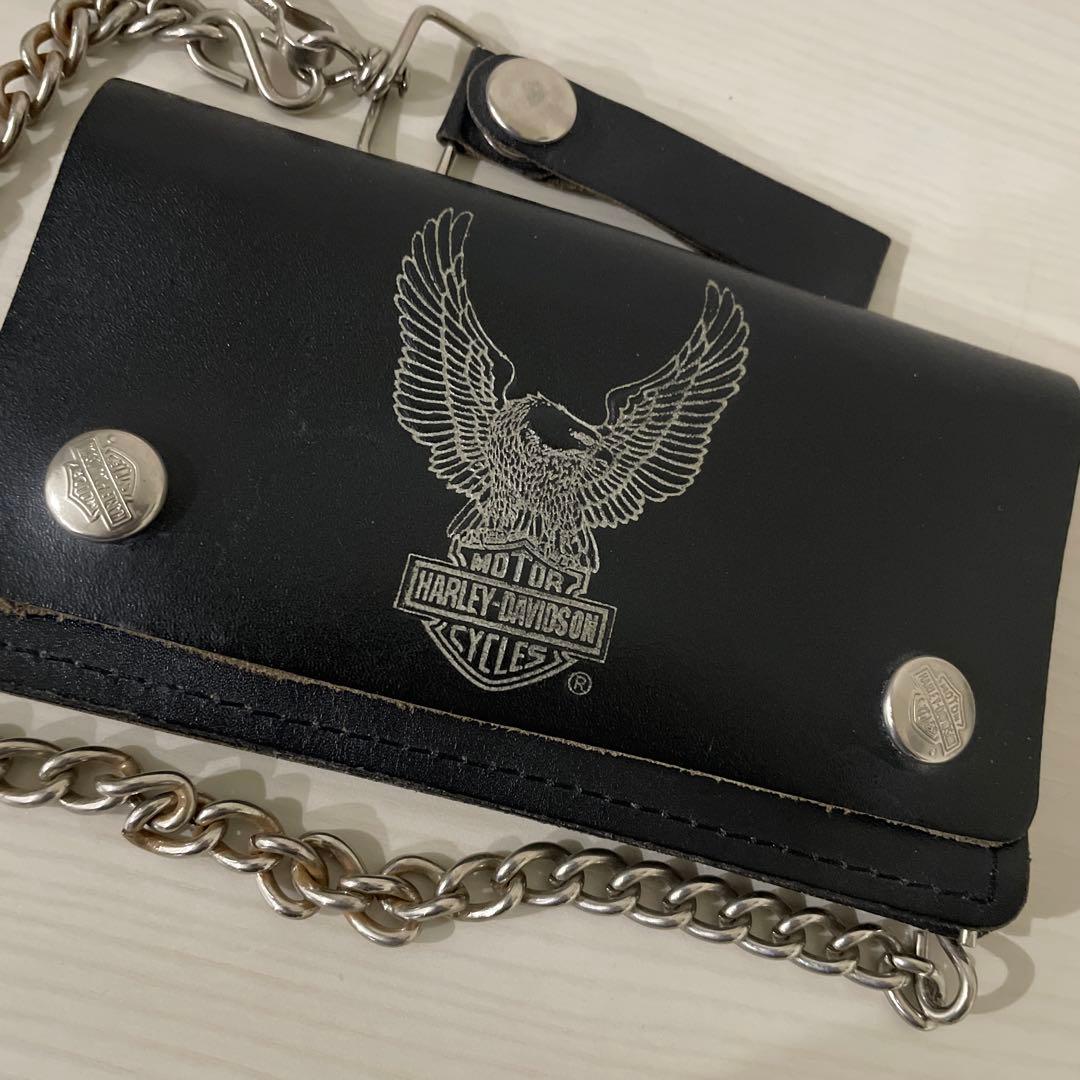 90s USA製 Harley Davidson トラッカーウォレット 長財布